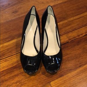 Nine West Platform Peep Toe Heels